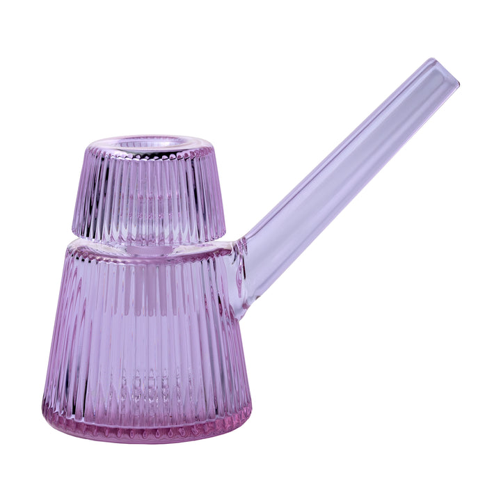 NWTN Deco Bubbler glass Art Deco design orchid
