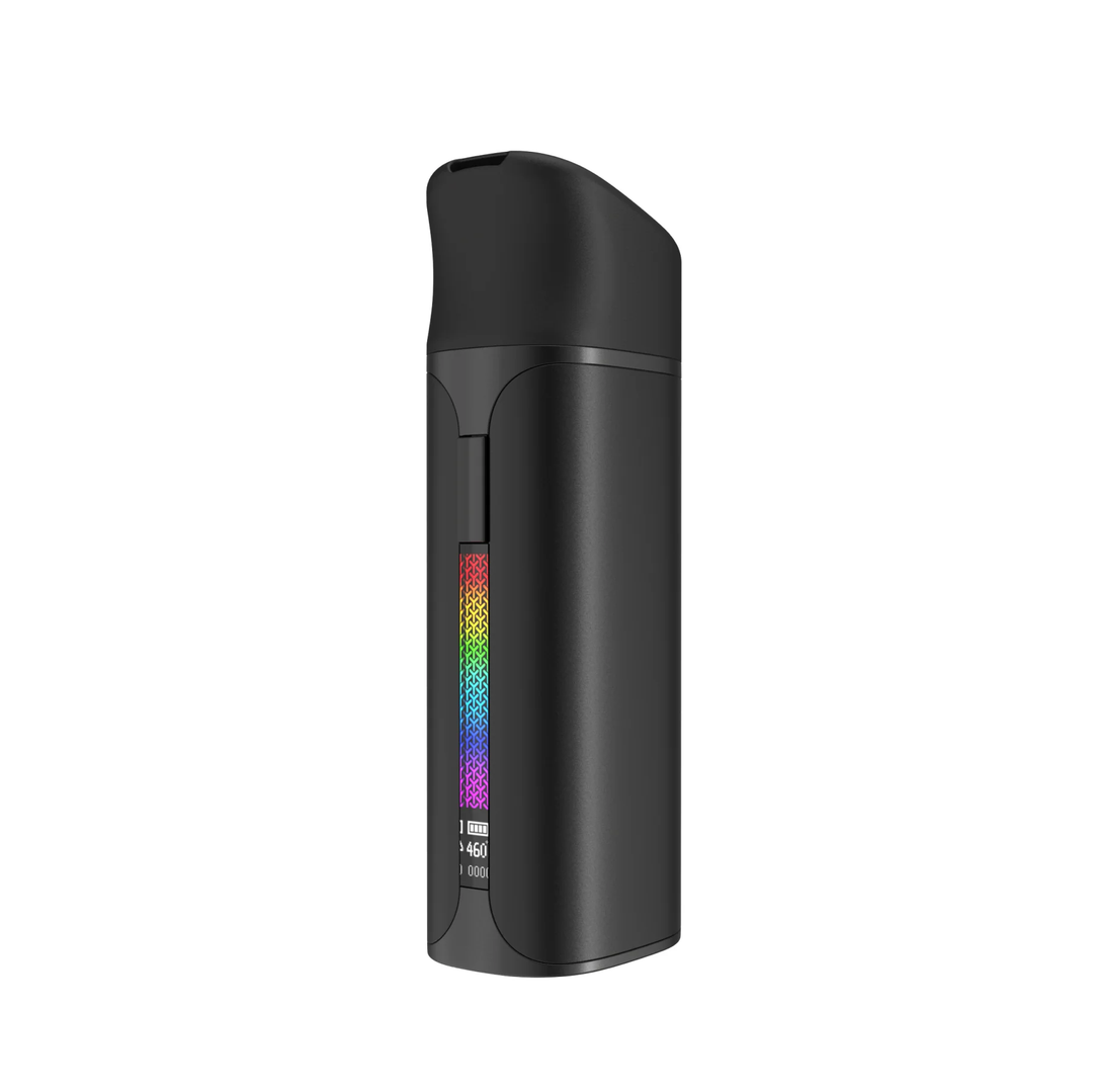 Yocan Black Pocket Concentrate Jet Black Vaporizer front angle – Angies Boutique