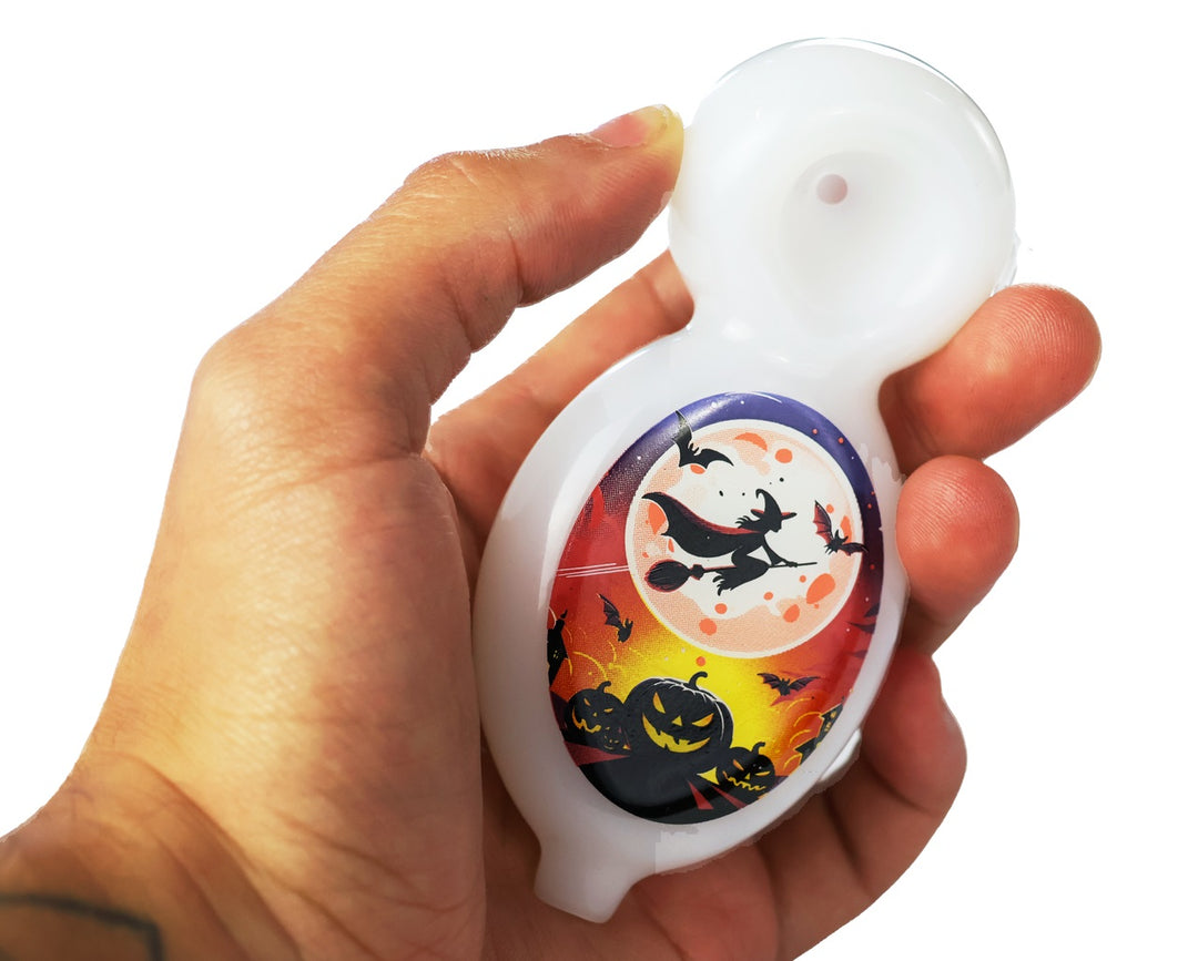Halloween Edition SirEEL Pipe with Witch and Pumpkin Design