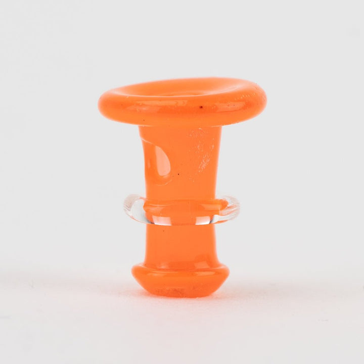 Empire Glassworks Puffco New Peak and Proxy glass joystick cap in Orange