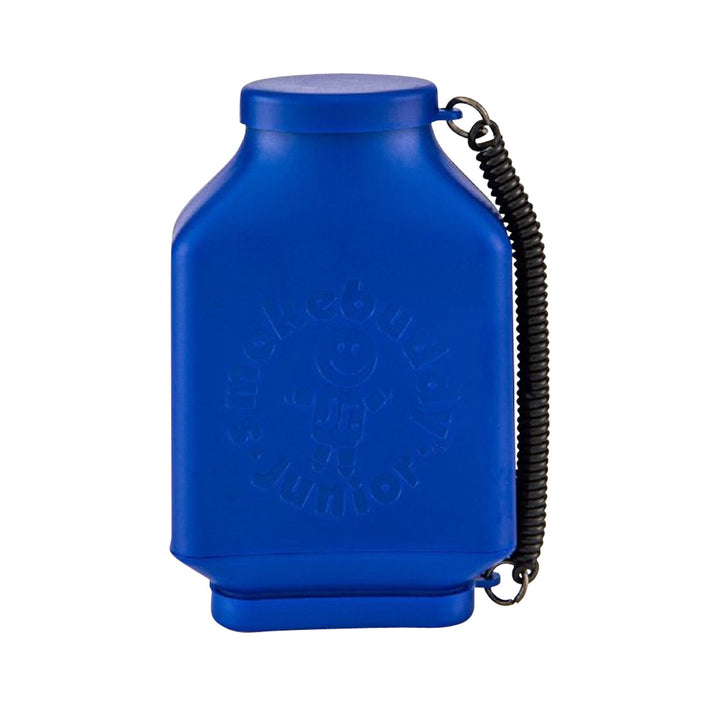 Smoke Buddy Jr. Air Filter – Compact Blue portable personal filter with keychain strap and easy-grip body.