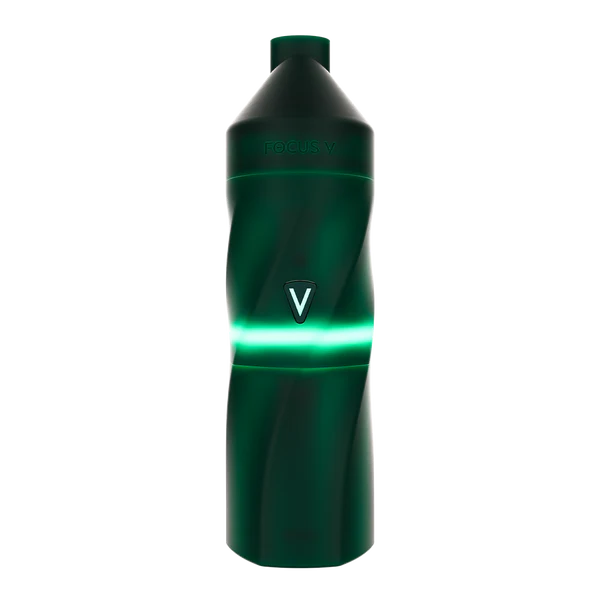 Focus V Aeris Vaporizer in Jade Green – portable Intelli-Core vaporizer with soft matte finish and LED ring.