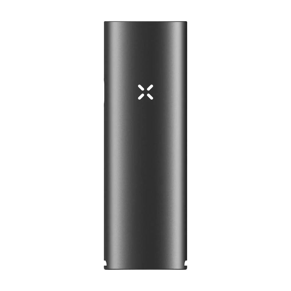PAX FOUR Onyx dry herb vaporizer full front view black aluminum body premium finish