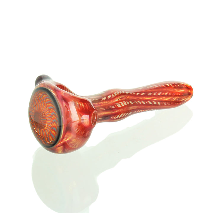 Conversion Glass Spin & Rake Spoon - Red #5