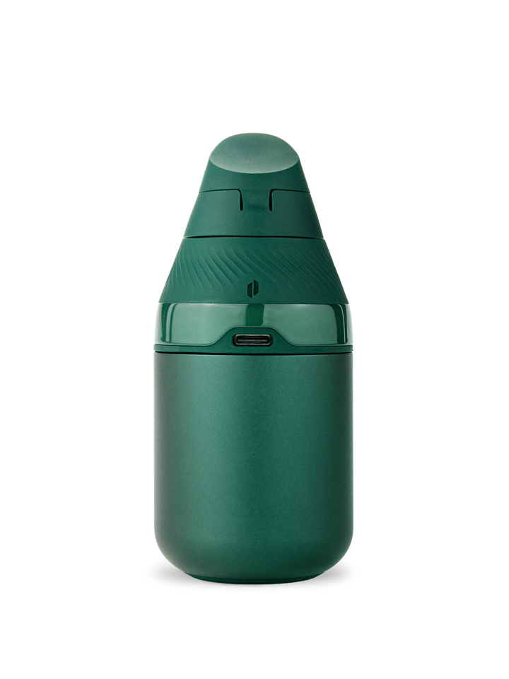 Puffco Proxy Core Kit in Pine — close-up of the USB-C charging port on the Proxy base