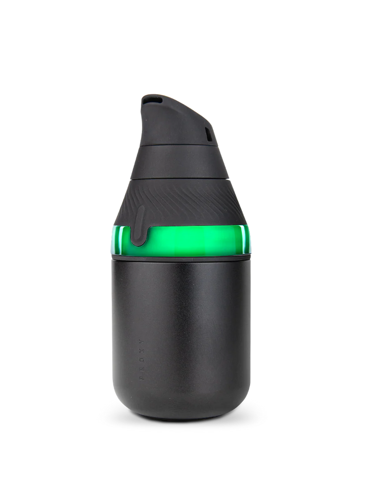 Puffco Proxy Core Kit angled view highlighting green LED light band and heating status indicator