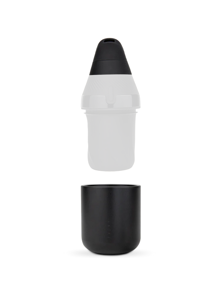 Puffco Proxy Core kit components separated showing mouthpiece, chamber housing, and modular cup system