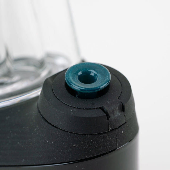 Empire Glassworks Puffco New Peak and Proxy glass joystick cap in Blue Lagoon, view 3