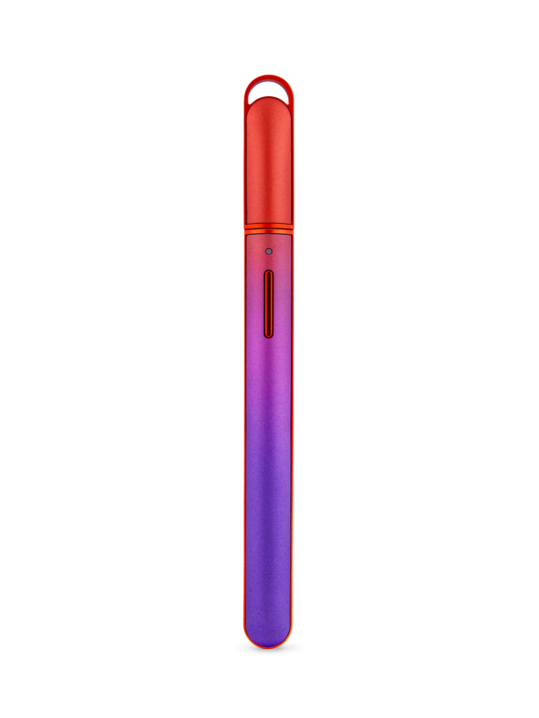 Puffco Hot Knife (New Version) in Plasma with the protective cap on, showing the slim pen-style body of the USB-C rechargeable electric dab loading tool in the iridescent Plasma colorway.