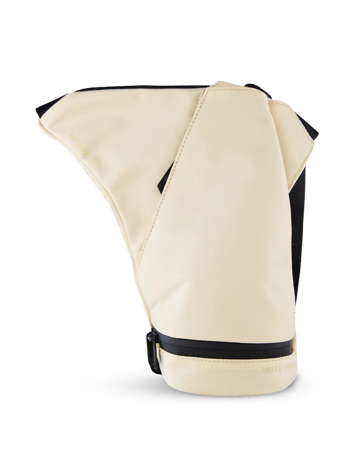 Puffco Journey Bag — water-resistant travel case in Sand colorway for Puffco devices
