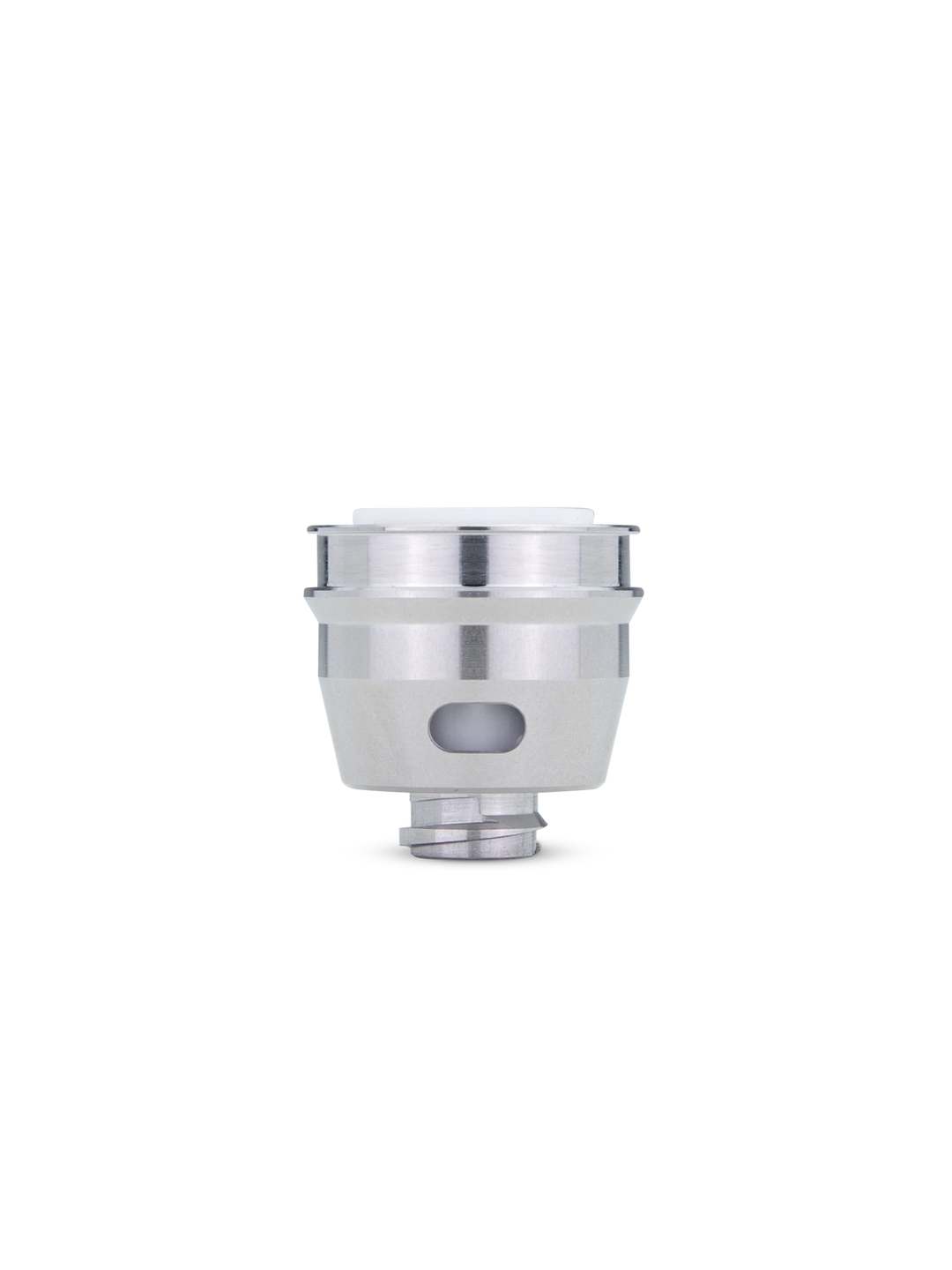 Side view of Puffco New Peak 3D Chamber without top cap, showcasing advanced chamber design