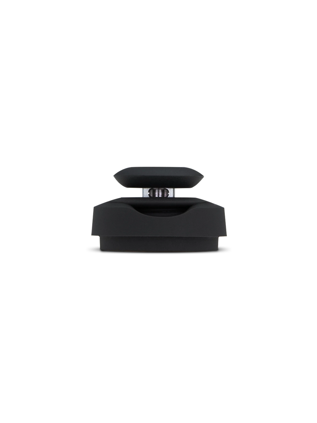 Black Puffco New Peak Joystick Cap + Tether accessory with 360º airflow for smooth vaping