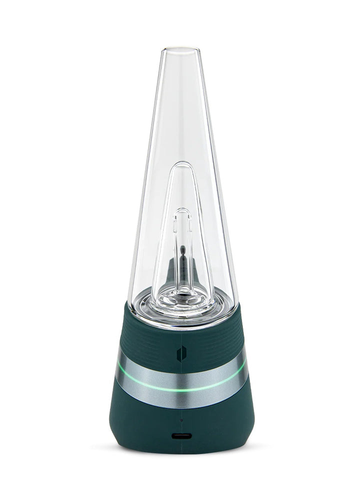 Puffco Peak Pine – rear view of vaporizer with precision airflow and USB-C port detail.