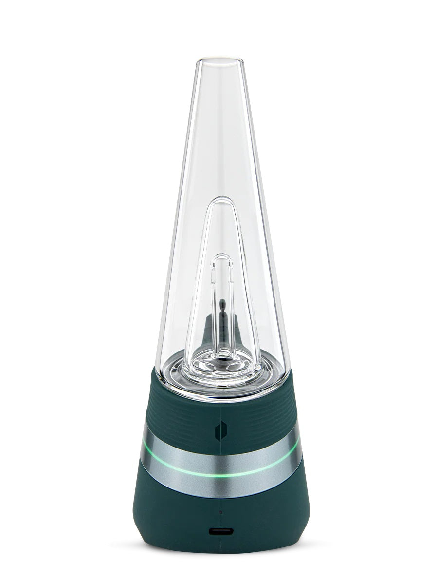 Puffco Peak Pine – rear view of vaporizer with precision airflow and USB-C port detail.