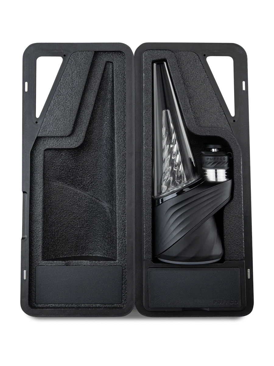 Puffco Peak Pro 3DXL Onyx — smart e-rig vaporizer shown in retail packaging box