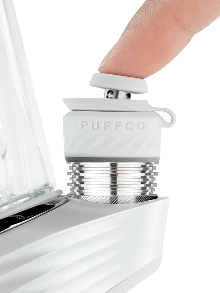 Puffco Peak Pro 3DXL Pearl — close-up of the upgraded 3DXL heating chamber on the e-rig