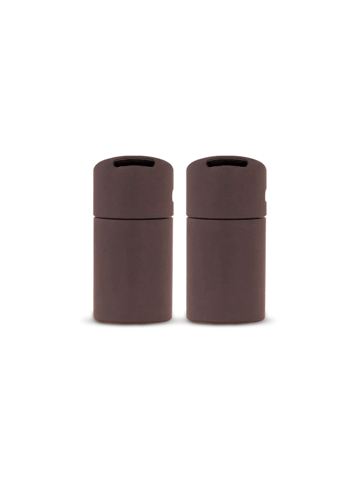 Brown Puffco Pivot Mouthpiece set of two, made from premium silicone for smooth vaping experience