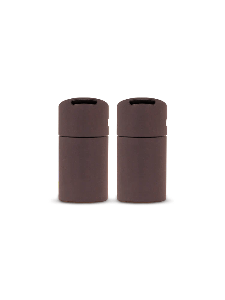 Brown Puffco Pivot Mouthpiece set of two, made from premium silicone for smooth vaping experience