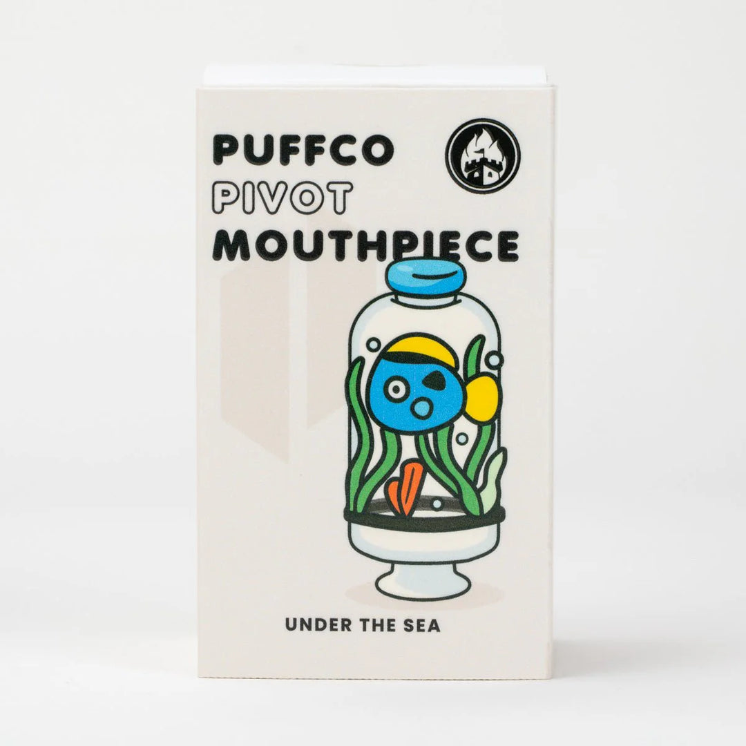 Empire Glassworks Puffco Pivot Top Under the Sea – retail box packaging with product art.