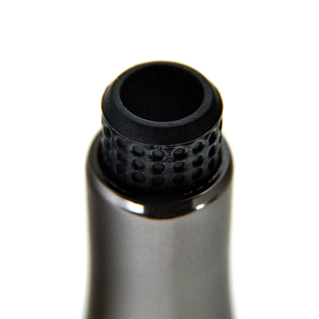 Close-up of the New Puffco Plus Pen mouthpiece with built-in loading tool