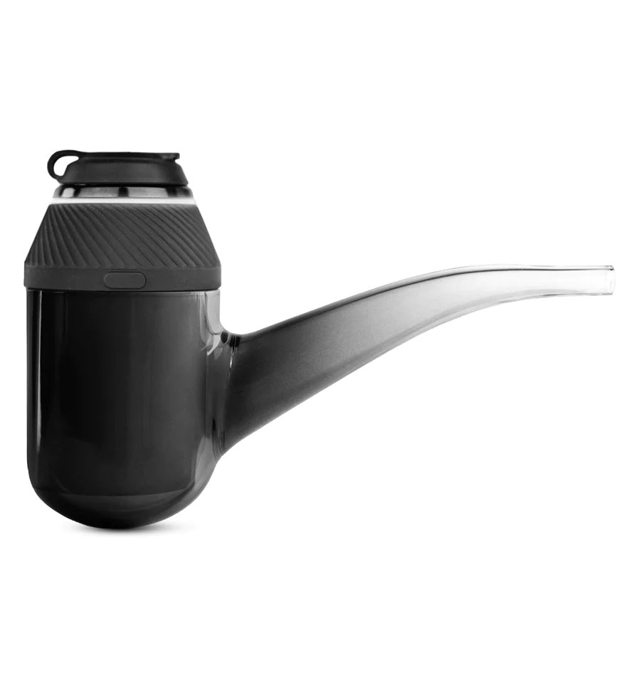 Black Puffco Proxy Kit with ergonomic glass pipe and matte finish