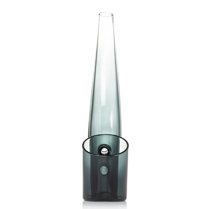Puffco Proxy Bub — water filtration glass attachment, front view