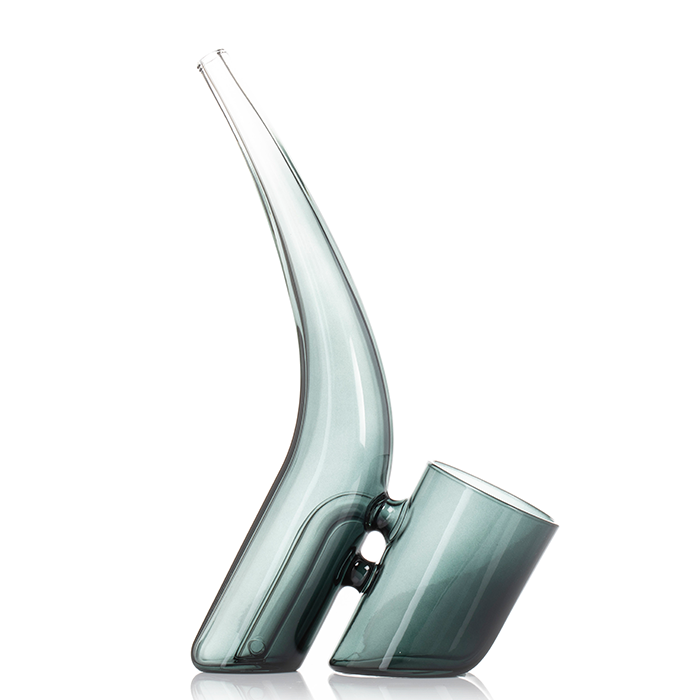 Puffco Proxy Bub — water filtration glass attachment, right side view