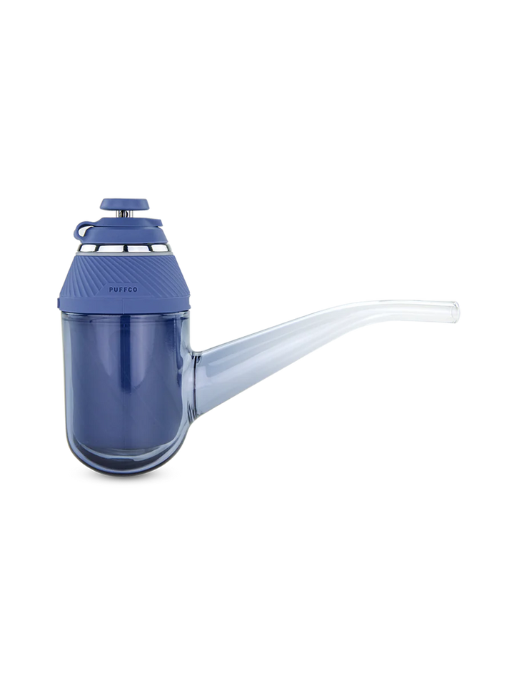 Puffco Proxy Kit in navy blue Storm with glass stem, premium portable vaporizer