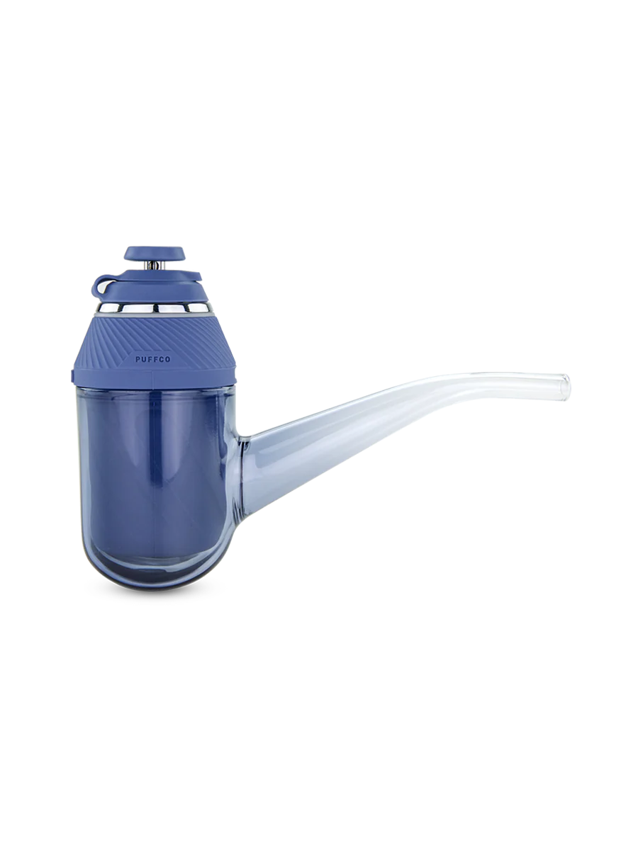 Puffco Proxy Kit in navy blue Storm with glass stem, premium portable vaporizer
