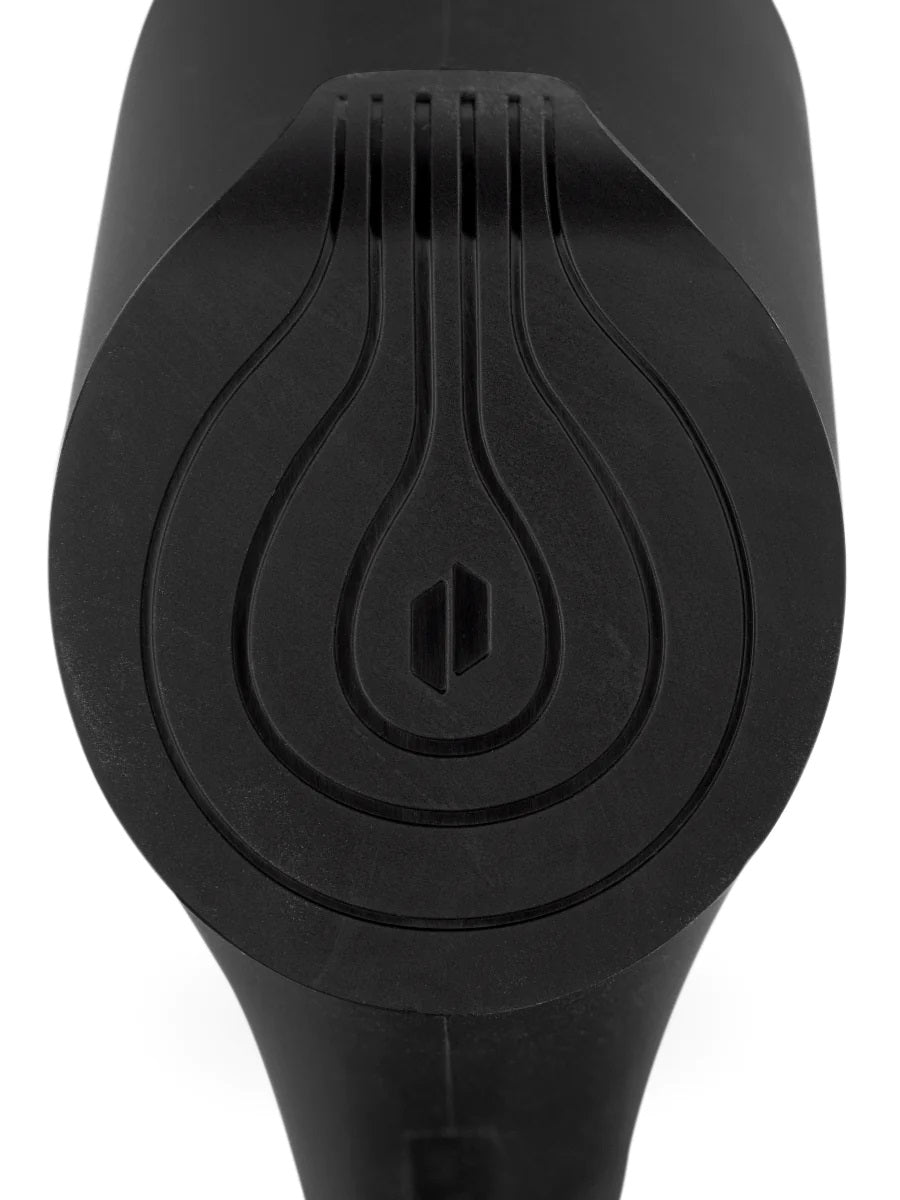 Bottom view of base of a black Puffco Proxy Travel Pipe