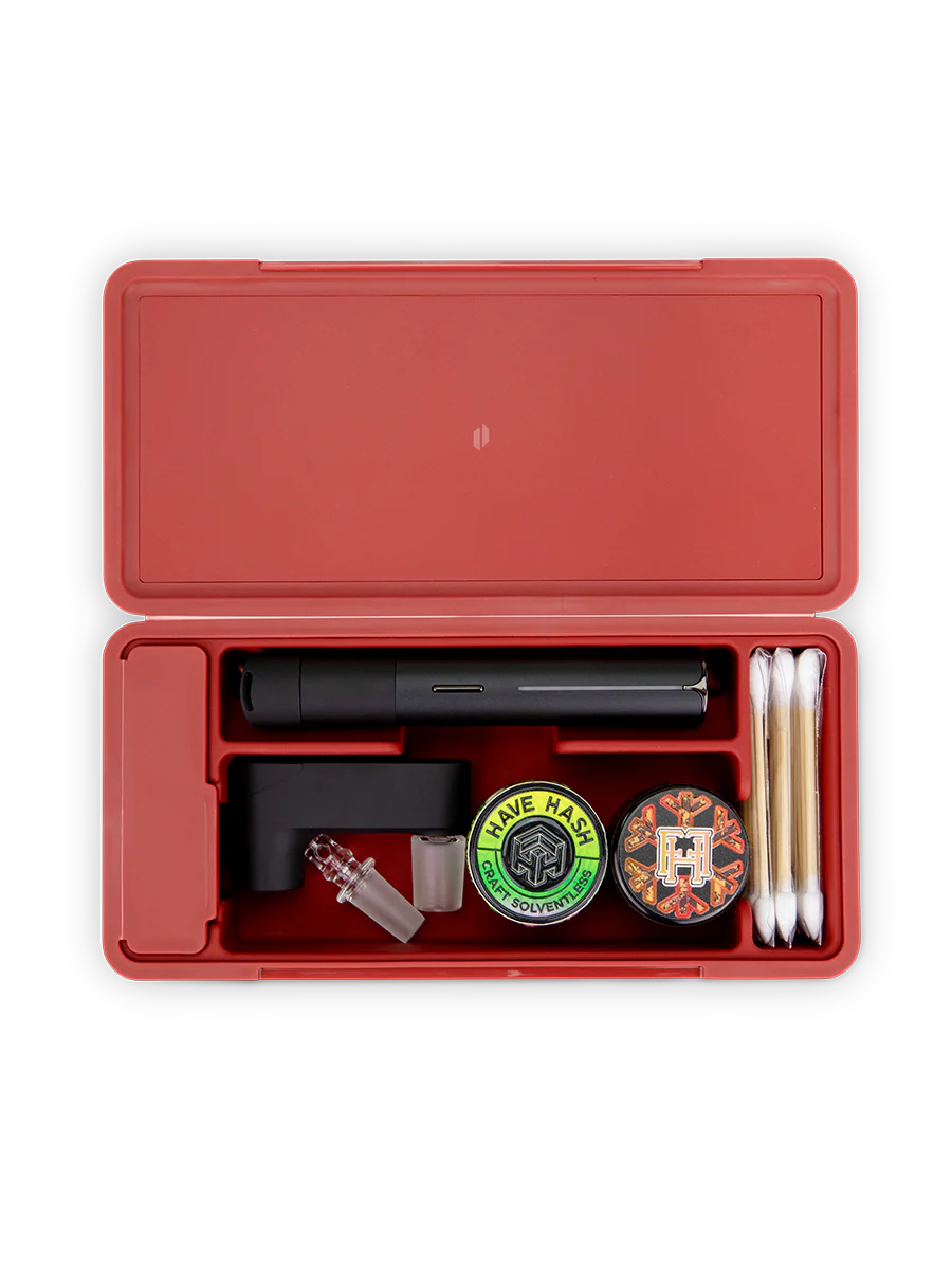 Puffco Travel Case Daybreak Color Open – Storage for Hot Knife, Jars, and Accessories