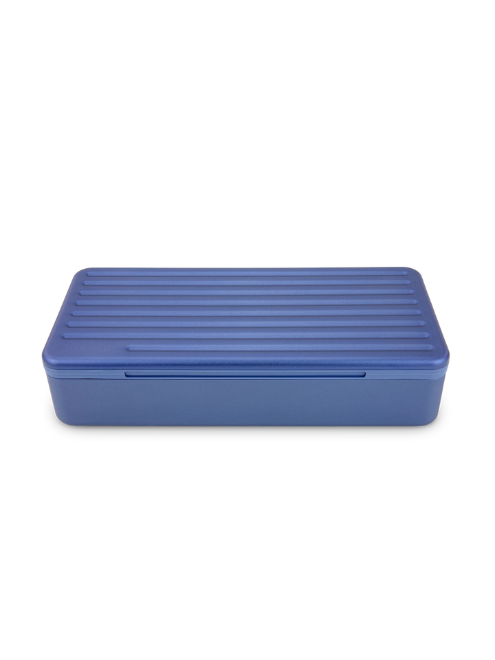 Puffco Travel Case — Sapphire hard shell case, closed view