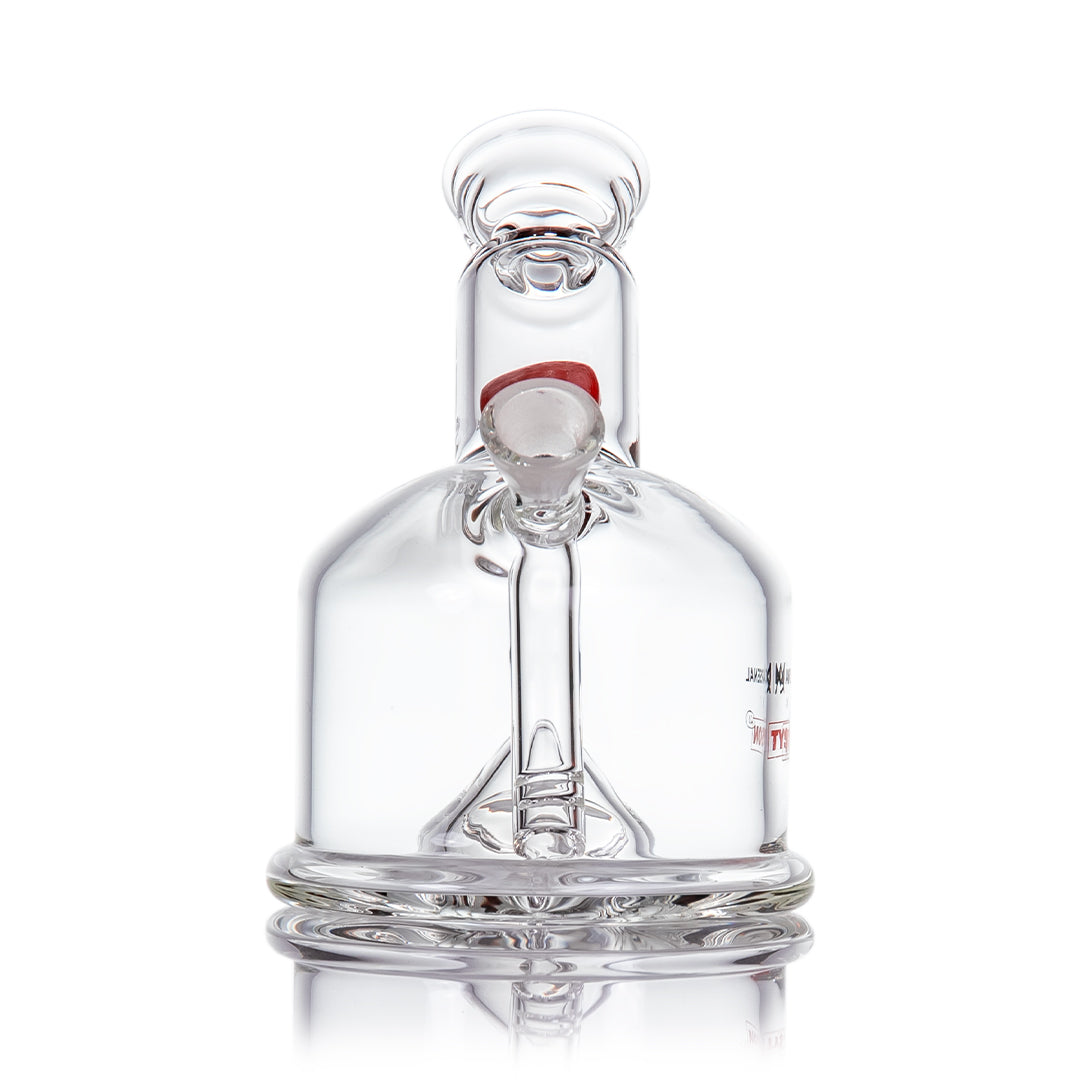 Front view of Tyson 2.0 Punch-Out Blunt Bubbler by MJ Arsenal showing durable 4.7-inch borosilicate glass body
