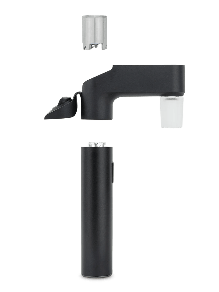 Exploded view of Puffco Pivot Glass Adapter with 3d chamber