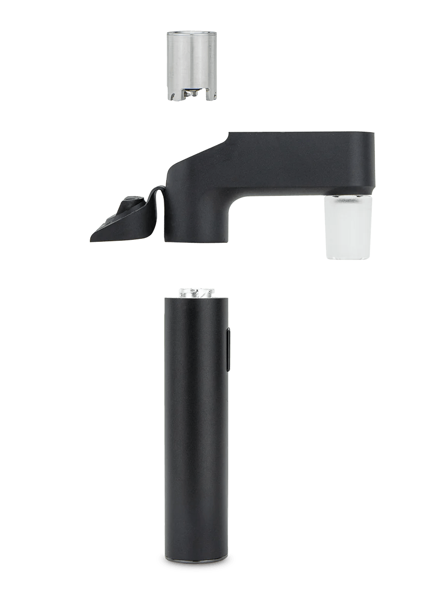 Exploded view of Puffco Pivot Glass Adapter with 3d chamber