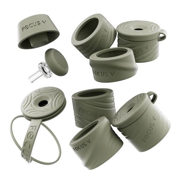 focus v carta swivel silicone essentials kit forest green colorway carta protection set