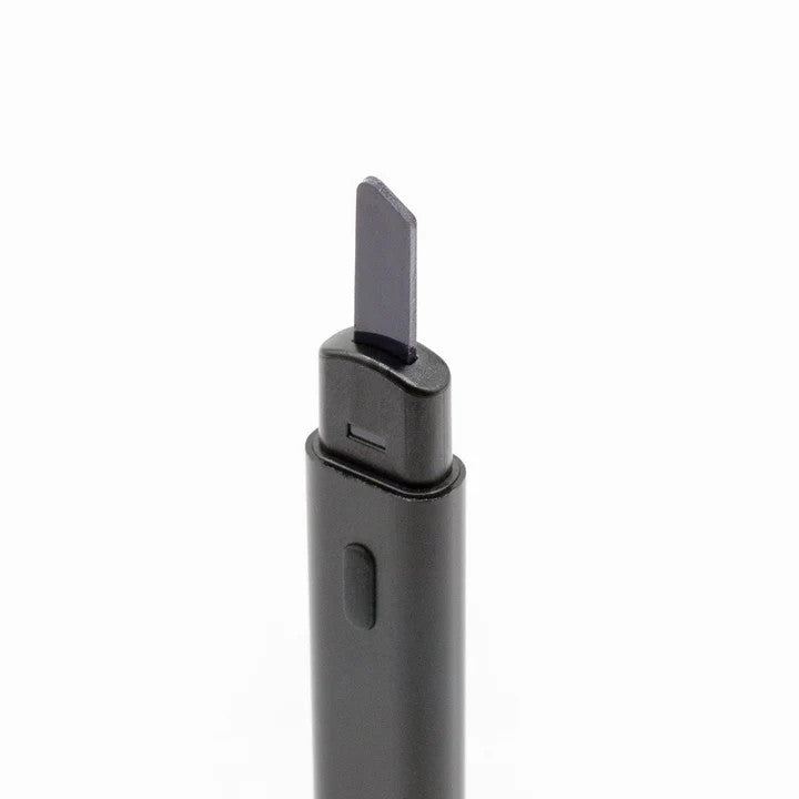 g pen melt hot knife close-up of ceramic tip showing flat heated blade for clean concentrate transfer