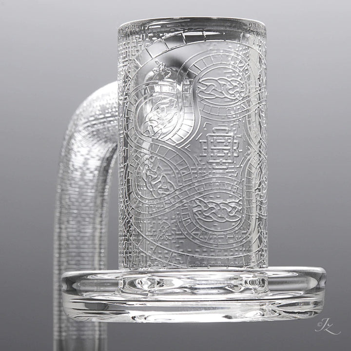 Quave CB Limited Charmer 10mm Male 90° side profile with joint detail