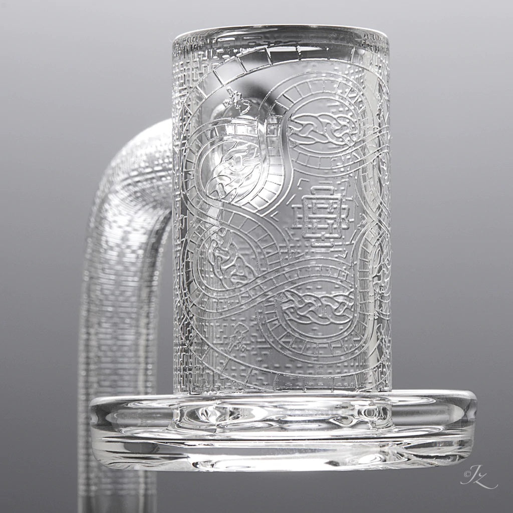 Quave CB Limited Charmer 10mm Male 90° side profile with joint detail