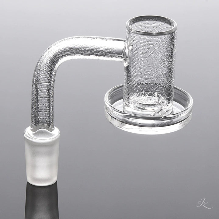 Quave CB Limited Charmer 14mm Male 90° quartz banger, bucket detail