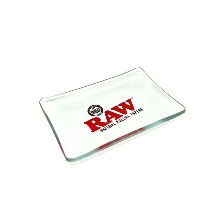 RAW Star Glass Rolling Tray mini size 6x4 inches