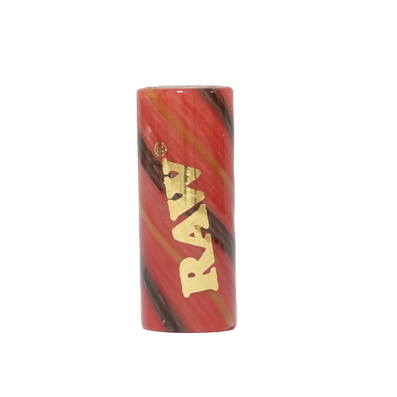 RAW Whirlwind Tips in 12mm — reusable borosilicate glass rolling tips (filter tips) for joints and blunts, RAW brand, shown with the 12-count box; washable, reusable, and eco-friendly.