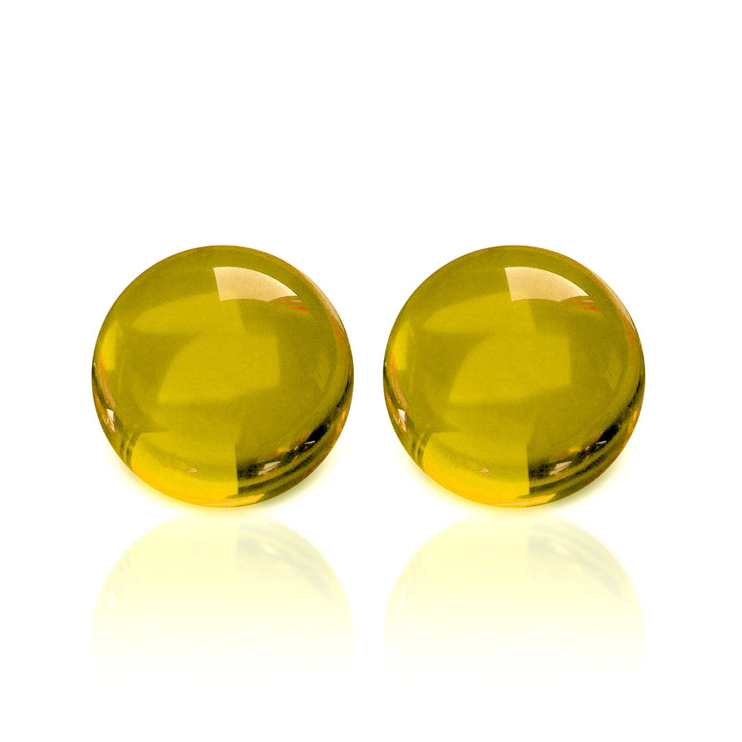 Ruby Pearl Co 6mm Sapphire Terp Pearls Exotic Yellow detail view