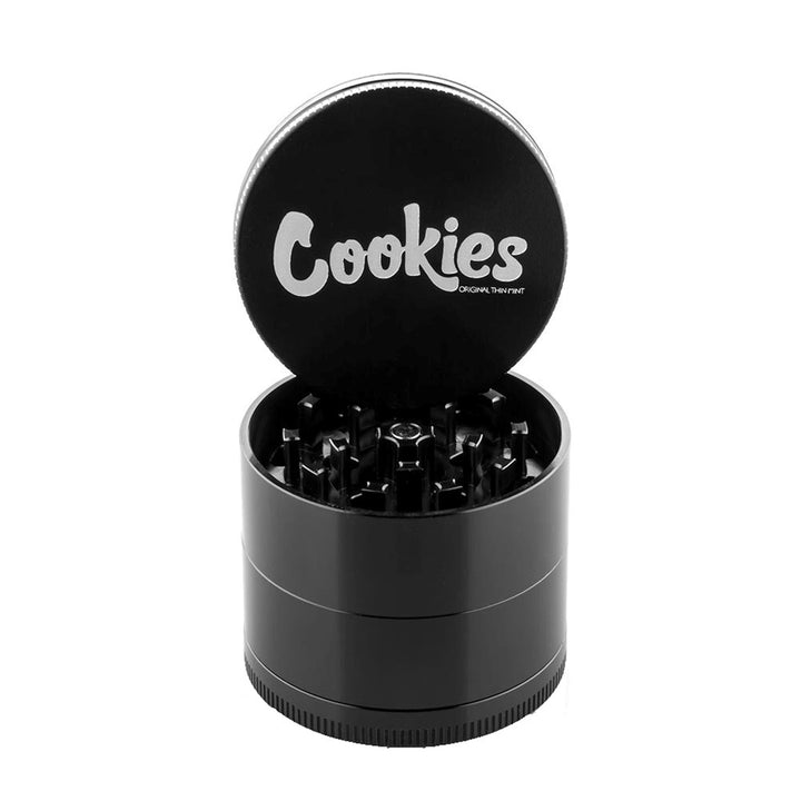 Santa Cruz Shredder x Cookies - 4 Piece Medium Grinder - Black