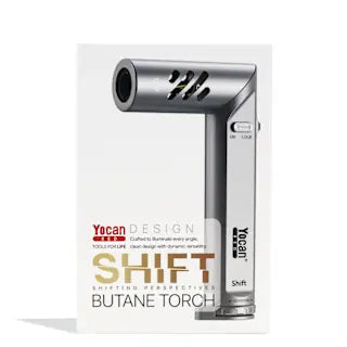 Yocan Shift Torch in Silver with Packaging