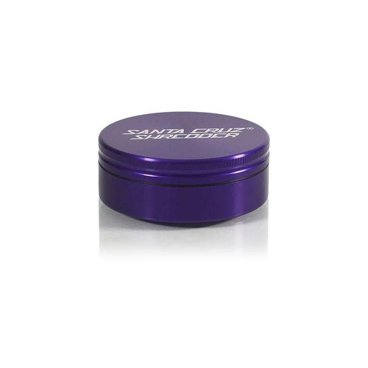 Santa Cruz Shredder Large 2-Piece Grinder in Purple – sleek and durable aluminum design.