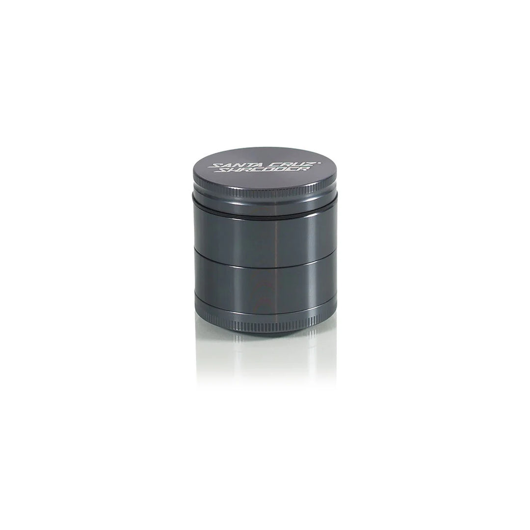 Santa Cruz Shredder Medium Grinder in Gunmetal Grey – durable and sleek.