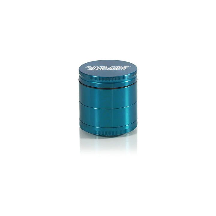 Santa Cruz Shredder Medium Grinder in Teal – premium anodized finish.