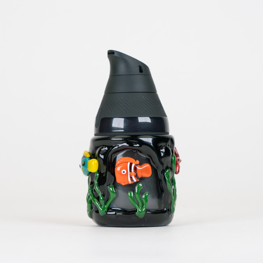 Empire Glassworks Under The Sea Puffco Proxy Core Attachment, installed on a Puffco Proxy Core, front view.