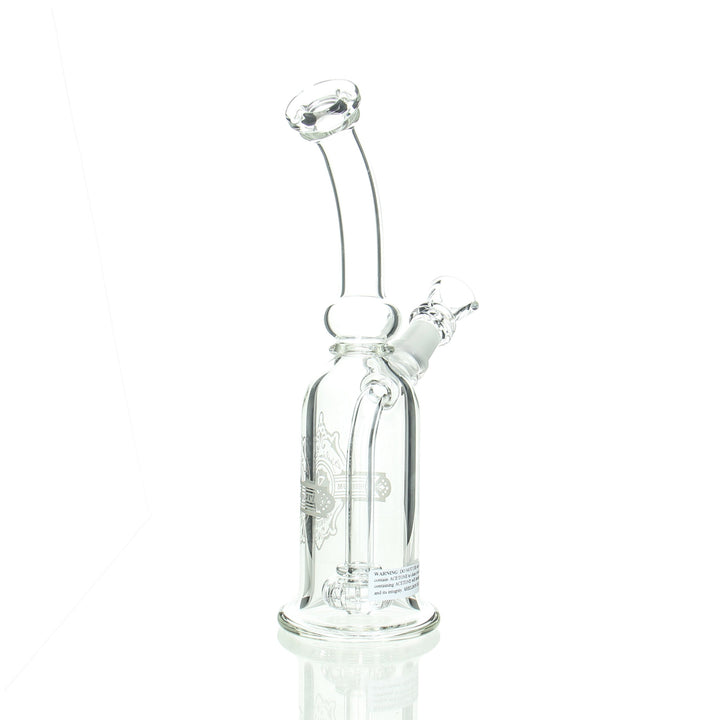 Sheldon Black Bottle Bubbler Cubano Frost — Cubano Frost bottle bubbler shown from alternate angle